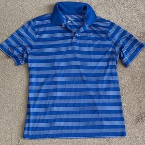 Nike Royal Blue Striped Polo Shirt